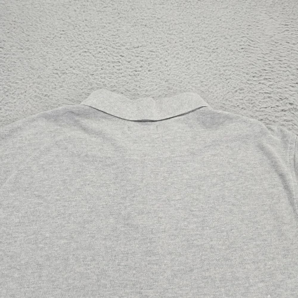 J.Crew Shirt‎ Mens Large Gray Always Oarsman Short Sleeve Polo Golf Preppy Y2K